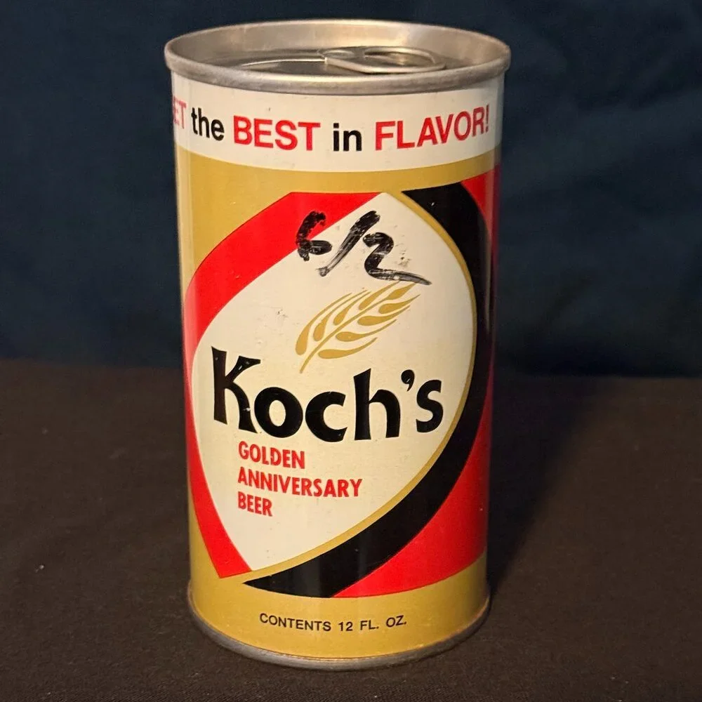 Koch's Golden Anniversary vintage Beer can